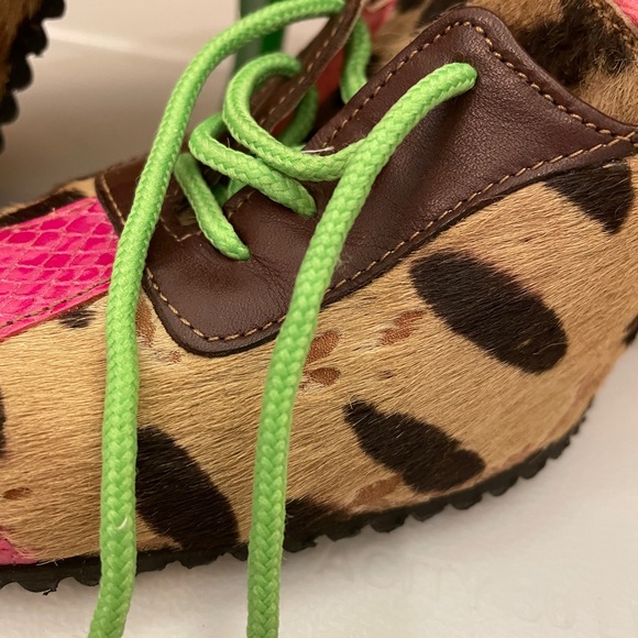 VINTAGE DOLCE AND GABBANA leopard print bootie - Picture 8 of 10